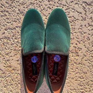 Ted Baker Green Velvet Men's Loafers US size 8.5 New, without box.